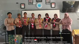 Pramuka SMAN 4 Barru Cetak Pengurus Baru 2026