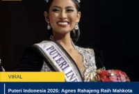 Puteri Indonesia 2026: Agnes Rahajeng Raih Mahkota Borobudur Merah, Ukir Sejarah untuk Banten