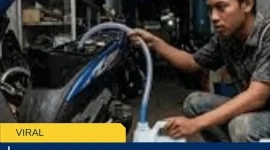 Modus Sedot Tangki Motor Terbongkar, Penjual BBM Eceran Ilegal di Magelang Terancam 6 Tahun Penjara