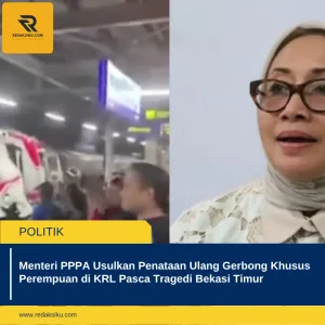 MENTERI PPPA USULKAN PENATAAN ULANG GERBONG KHUSUS PEREMPUAN DI KRL PASCA TRAGEDI BEKASI TIMUR