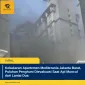 Kebakaran Apartemen Mediterania Jakarta Barat, Puluhan Penghuni Dievakuasi Saat Api Muncul dari Lantai Dua