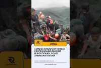 2 Warga Singapura Korban Erupsi Gunung Dukono Diidentifikasi, Polisi Andalkan Tes DNA