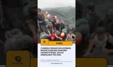 2 Warga Singapura Korban Erupsi Gunung Dukono Diidentifikasi, Polisi Andalkan Tes DNA