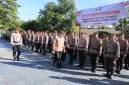 Polres Barru Gelar Apel Pergeseran Pasukan Pengamanan TPS Pilkades 2026