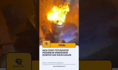 Aksi Cepat Fotografer Padamkan Kebakaran Kompor Gas Bikin Kagum