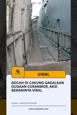 Bocah di Cakung Gagalkan Dugaan Curanmor, Aksi Beraninya Viral