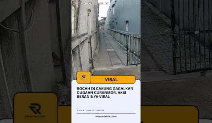 BOCAH DI CAKUNG GAGALKAN DUGAAN CURANMOR, AKSI BERANINYA VIRAL