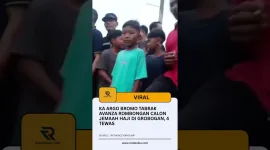 KA Argo Bromo Tabrak Avanza Rombongan Calon Jemaah Haji di Grobogan, 4 Tewas