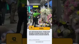 KAI Sediakan Buku Yasin dan Ruang Ucapan Duka untuk Korban Kecelakaan Kereta