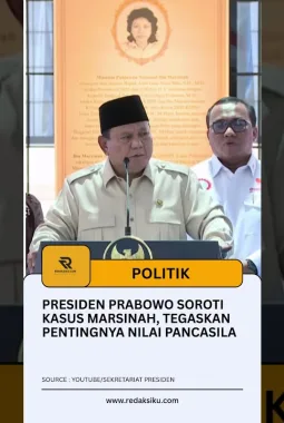 Presiden Prabowo Soroti Kasus Marsinah, Tegaskan Pentingnya Nilai Pancasila