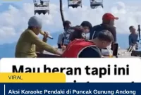 Aksi Karaoke Pendaki di Puncak Gunung Andong Picu Perdebatan, Pengelola Tegaskan Larangan