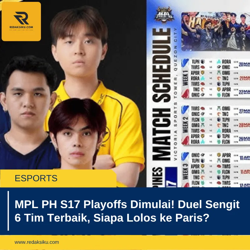 MPL PH S17 Playoffs Dimulai! Duel Sengit 6 Tim Terbaik, Siapa Lolos ke Paris?