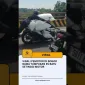 Viral! Pemotor di Bogor Bawa Tumpukan Es Batu Setinggi Motor