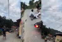 Warga di Kendari jadi korban tabrakan setelah menegur pengendara motor yang diduga berkendara ugal-ugalan. Simak kronologi lengkap kejadiannya. (Foto: Instagram @fakta.indo)