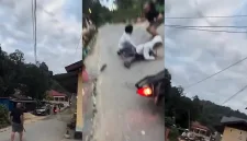 Warga di Kendari jadi korban tabrakan setelah menegur pengendara motor yang diduga berkendara ugal-ugalan. Simak kronologi lengkap kejadiannya. (Foto: Instagram @fakta.indo)