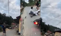 Viral! Warga di Kendari Jadi Korban Tabrakan Setelah Tegur Pengendara Ugal-Ugalan