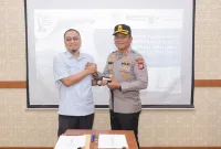 Kapolres Barru AKBP Ananda Fauzi Harahap menandatangani MoU bersama manajemen PLTU Barru dalam rangka penguatan pengamanan Objek Vital Nasional (Obvitnas).