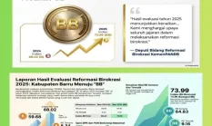 Barru Torehkan Kemajuan, Reformasi Birokrasi Naik dari B ke BB