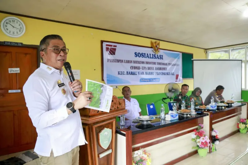 Wabup Barru Abustan Andi Bintang berharap kehadiran Yonif TP tidak hanya memperkuat pertahanan, tetapi juga menjadi penggerak kemajuan dan kesejahteraan masyarakat.