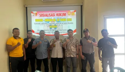 SATRESKRIM POLRES BARRU SOSIALISASIKAN KUHAP BARU
