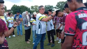 WABUP ABUSTAN APRESIASI PERJUANGAN ABAL-ABAL FC DI LIGA RAMANG