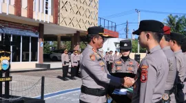 Pengabdian dan Prestasi Berbuah Manis, Kapolres Barru Beri Apresiasi
