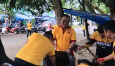 Polres Barru Gelar Gerakan Indonesia Asri Sambut Hari Bhayangkara