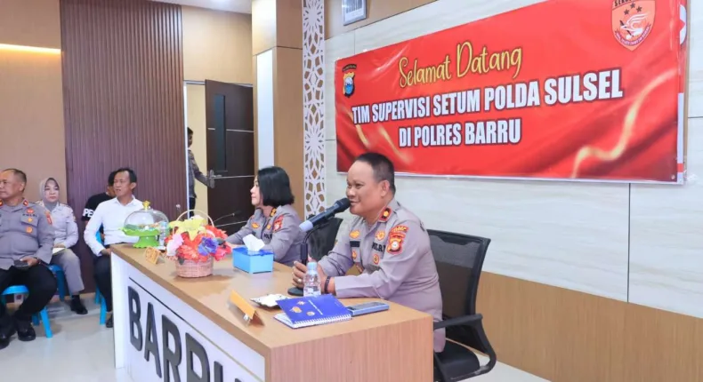 ASTINA Jadi Perhatian Mabes Polri, Polda Sulsel Supervisi Polres Barru