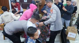 Sunatan Gratis Polres Barru Disambut Antusias Warga