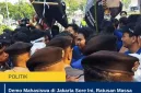 Demo Mahasiswa di Jakarta Sore Ini, Ratusan Massa Diadang Polisi di Semanggi saat Menuju Patung Kuda
