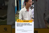 Beruntung! Siswa SMA Dapat Vespa dari Program Teh Pucuk