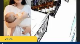 Bikin Kaget! 5 Momen Via Vallen Jatuh di Tangga Gendong Bayi