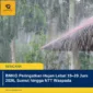 BMKG Peringatkan Hujan Lebat 19–20 Juni 2026, Sumut hingga NTT Waspada