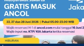 Gratis Masuk Ancol Masih Berlaku sampai 19 Juni 2026, Reservasi Terakhir Hari Ini