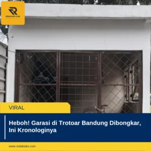 Heboh! Garasi di Trotoar Bandung Dibongkar, Ini Kronologinya Heboh! Garasi di Trotoar Bandung Dibongkar, Ini Kronologinya