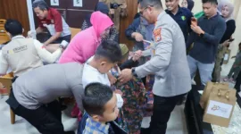 Sunatan Gratis Polres Barru Disambut Antusias Warga