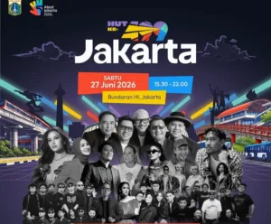 Jadwal Puncak HUT ke 499 Jakarta 2026 Lengkap, Cek Lokasi hingga Keseruan Acaranya Berikut adalah jadwal puncak HUT ke 499 Jakarta lengkap dengan line up artis, lokasi, jam acara, transportasi Rp1, dan wisata gratis. (Foto: Dok. DKI Jakarta)