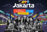 Berikut adalah jadwal puncak HUT ke 499 Jakarta lengkap dengan line up artis, lokasi, jam acara, transportasi Rp1, dan wisata gratis. (Foto: Dok. DKI Jakarta)