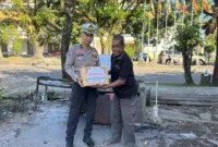 Satlantas Polres Barru Salurkan Bantuan Sosial untuk Warga Kurang Mampu Jelang Hari Bhayangkara ke-80