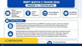 Lowongan Kerja BRI BBAP Batch 4 Dibuka, Cek Syarat Junior Associate Mantri