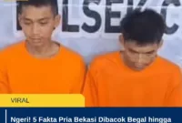 Ngeri! 5 Fakta Pria Bekasi Dibacok Begal hingga Terkapar