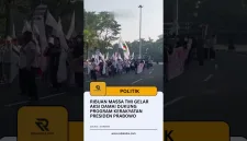 Ribuan Massa TMI Gelar Aksi Damai Dukung Program Kerakyatan Presiden Prabowo