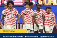 Gol Dianulir! Drama Offside Warnai Laga Pembuka AS vs Paraguay di Piala Dunia 2026