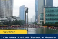 CFD Jakarta 14 Juni 2026 Ditiadakan, Ini Alasan dan Lokasi yang Terdampak