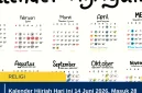 Kalender Hijriah Hari Ini 14 Juni 2026, Masuk 28 Dzulhijjah 1447 H