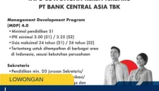 Lowongan Kerja BCA Juni 2026, Ada Recruitment Staff dan Magang Bakti untuk Fresh Graduate