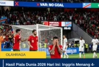 Hasil Piala Dunia 2026 Hari Ini: Inggris Menang 4-2, Portugal Ditahan RD Kongo 1-1