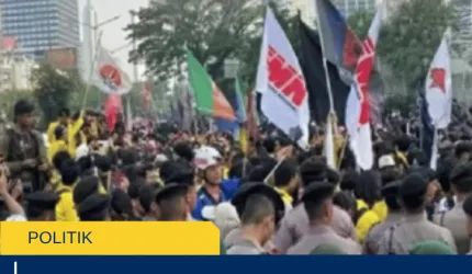DEMO DI JAKARTA HARI INI, 4.263 PERSONEL GABUNGAN AMANKAN 5 TITIK AKSI