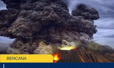 Waspada! Gunung Ibu Erupsi Pagi Ini, Sudah 45 Kali Sepekan