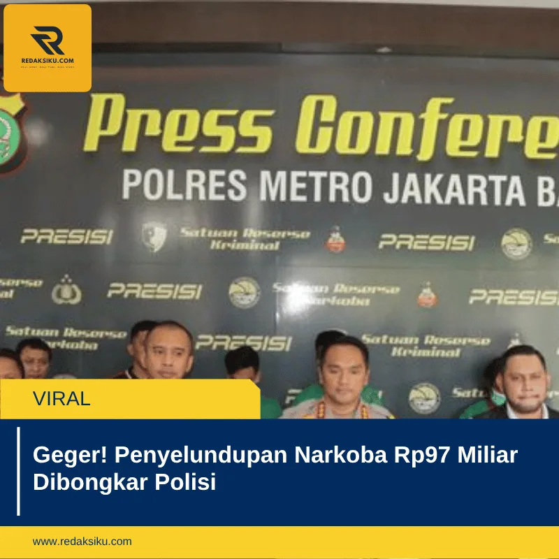 Geger! Penyelundupan Narkoba Rp97 Miliar Dibongkar Polisi